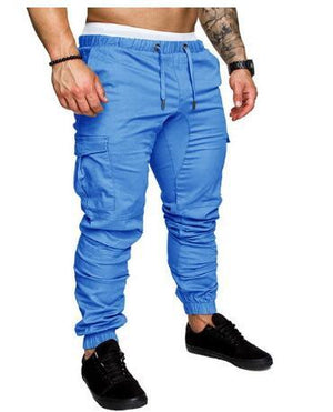 Casual Slim Fit Cargo Joggers Multi-Pocket Streetwear Pants