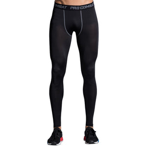 Men’s Compression Sports Leggings Full-Length Gym Tights