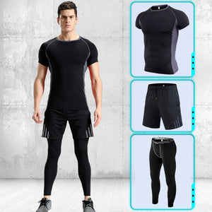 Men’s Performance Training Set Shirt & Compression Tights