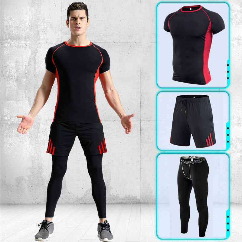 Men’s Performance Training Set Shirt & Compression Tights
