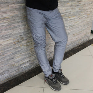 Reflective Streetwear Joggers 3M Stripe Slim Fit Pants