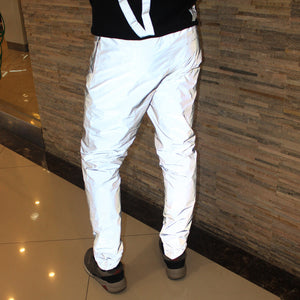 Reflective Streetwear Joggers 3M Stripe Slim Fit Pants