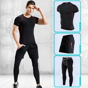 Men’s Performance Training Set Shirt & Compression Tights