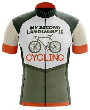 “My Second Language is Cycling” Jersey