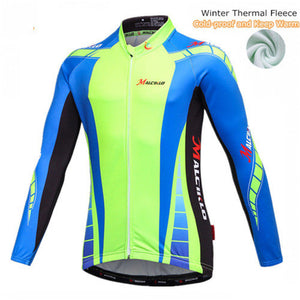 Men’s Thermal Fleece Winter Cycling Jacket Windproof & Breathable