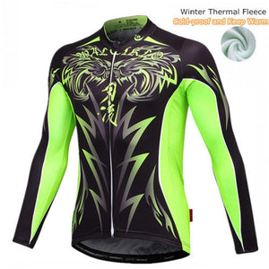 Men’s Thermal Fleece Winter Cycling Jacket Windproof & Breathable