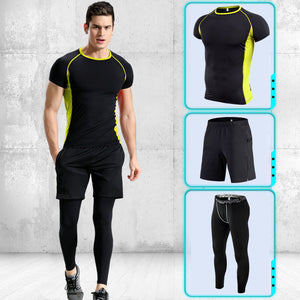 Men’s Performance Training Set Shirt & Compression Tights
