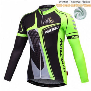 Men’s Thermal Fleece Winter Cycling Jacket Windproof & Breathable