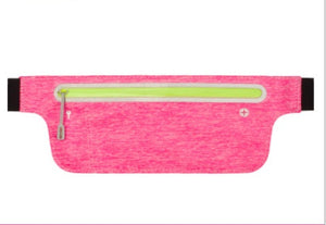 Fitness Waist Pouch Zippered Jogging & Phone Belt