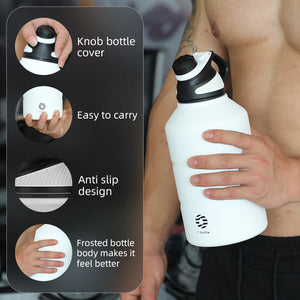 Large Capacity Fitness Water Bottle Leak-Proof & Stylish