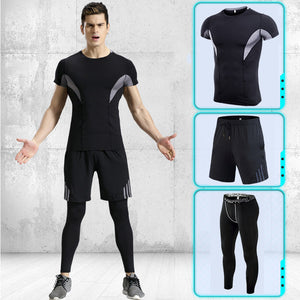 Men’s Performance Training Set Shirt & Compression Tights