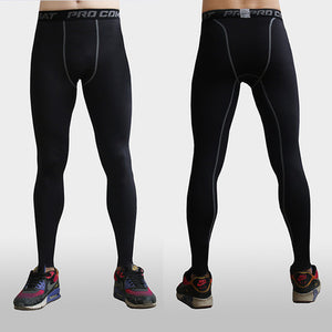 Men’s Compression Sports Leggings Full-Length Gym Tights
