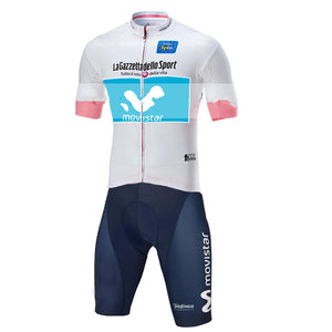 Pro Cycling Suit Rainbow Blue Edition