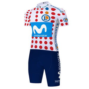 Pro Cycling Suit Rainbow Blue Edition