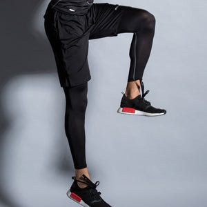 Men’s Compression Sports Leggings Full-Length Gym Tights