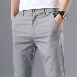 Summer Ice Silk Trousers Breathable Casual Men’s Pants