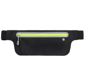 Fitness Waist Pouch Zippered Jogging & Phone Belt