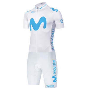 Pro Cycling Suit Rainbow Blue Edition