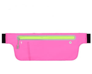 Fitness Waist Pouch Zippered Jogging & Phone Belt