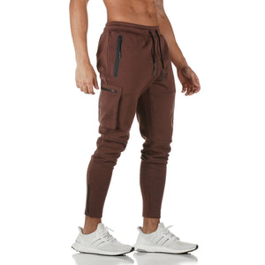 Men’s Faux Leather Pants Slim Fit Shiny Street Look