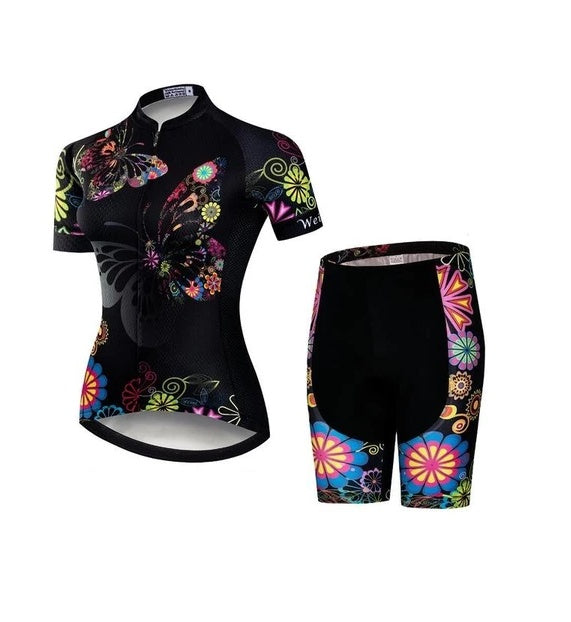 Women’s Floral Cycling Set