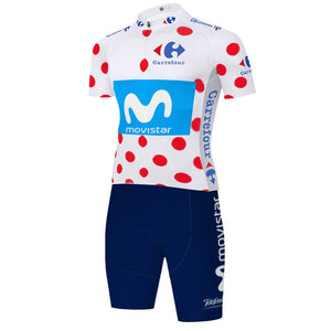 Pro Cycling Suit Rainbow Blue Edition