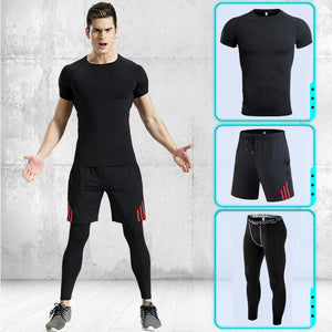 Men’s Performance Training Set Shirt & Compression Tights