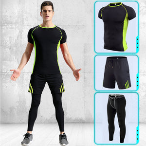 Men’s Performance Training Set Shirt & Compression Tights