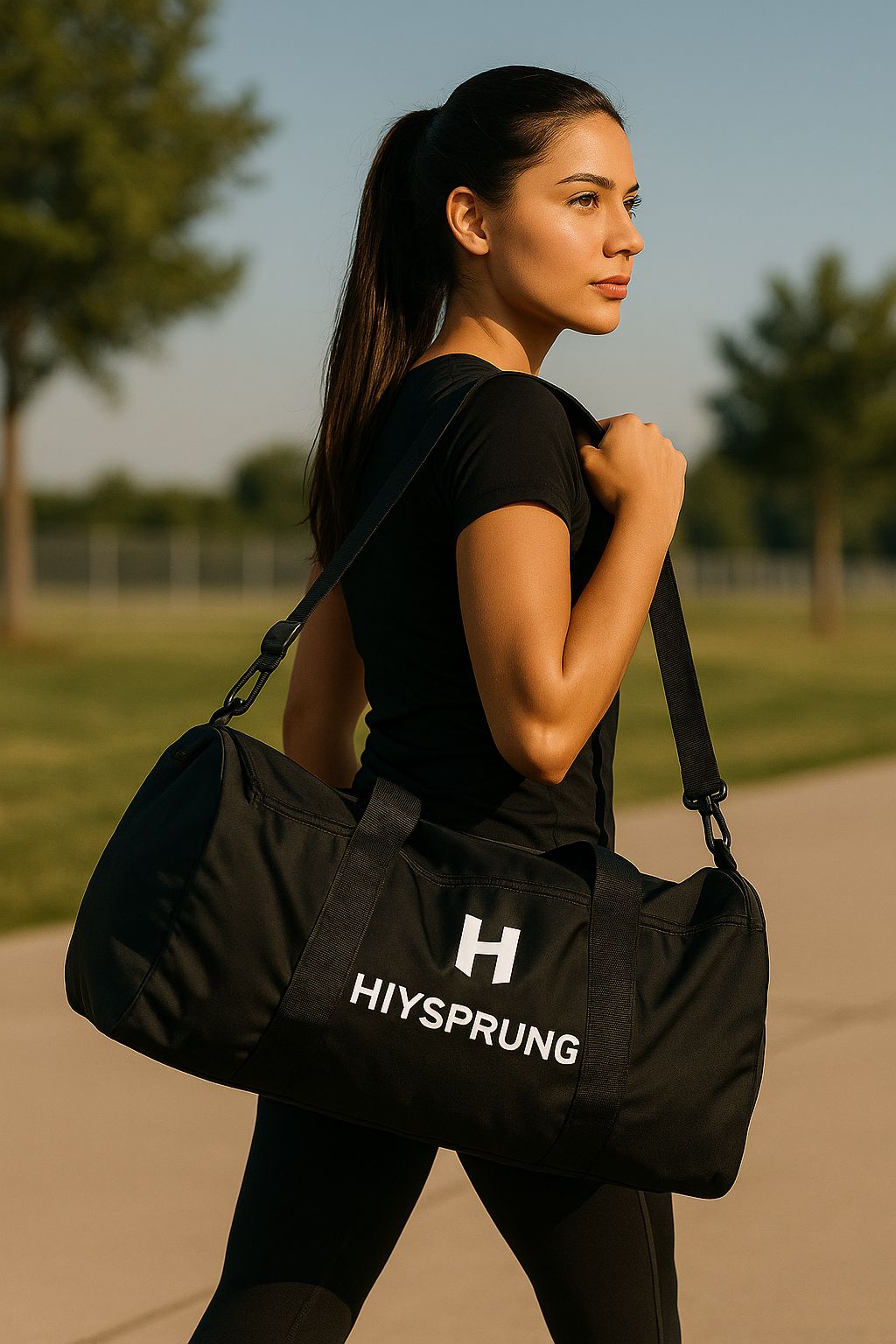 Hysprung Sports Duffle Bag for Gym, Travel & Fitness Lightweight, Durable Shoulder Bag