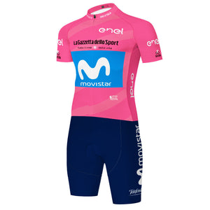 Pro Cycling Suit Rainbow Blue Edition
